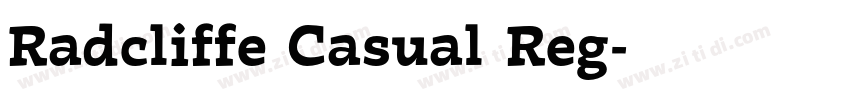 Radcliffe Casual Reg字体转换 Radcliffe Casual Reg字体转换
